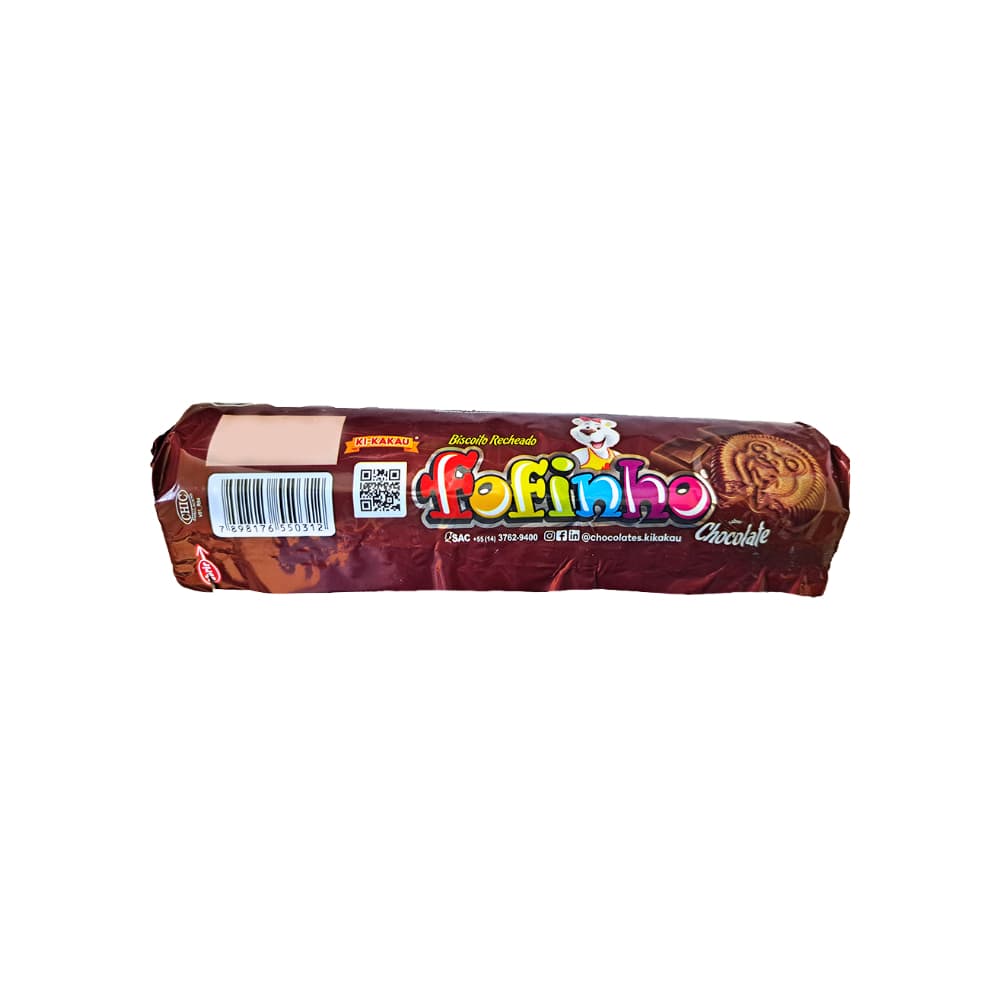Galletas de chocolate rellenas con crema de chocolate Fofinho (110 g / 3.9 oz) - Miniatura 6