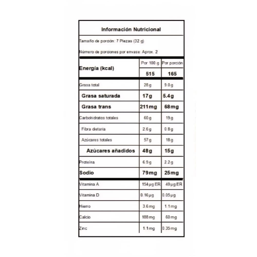 Bombones de chocolate blanco con galletas Kisses (62 g / 2.2 oz) - Miniatura 2