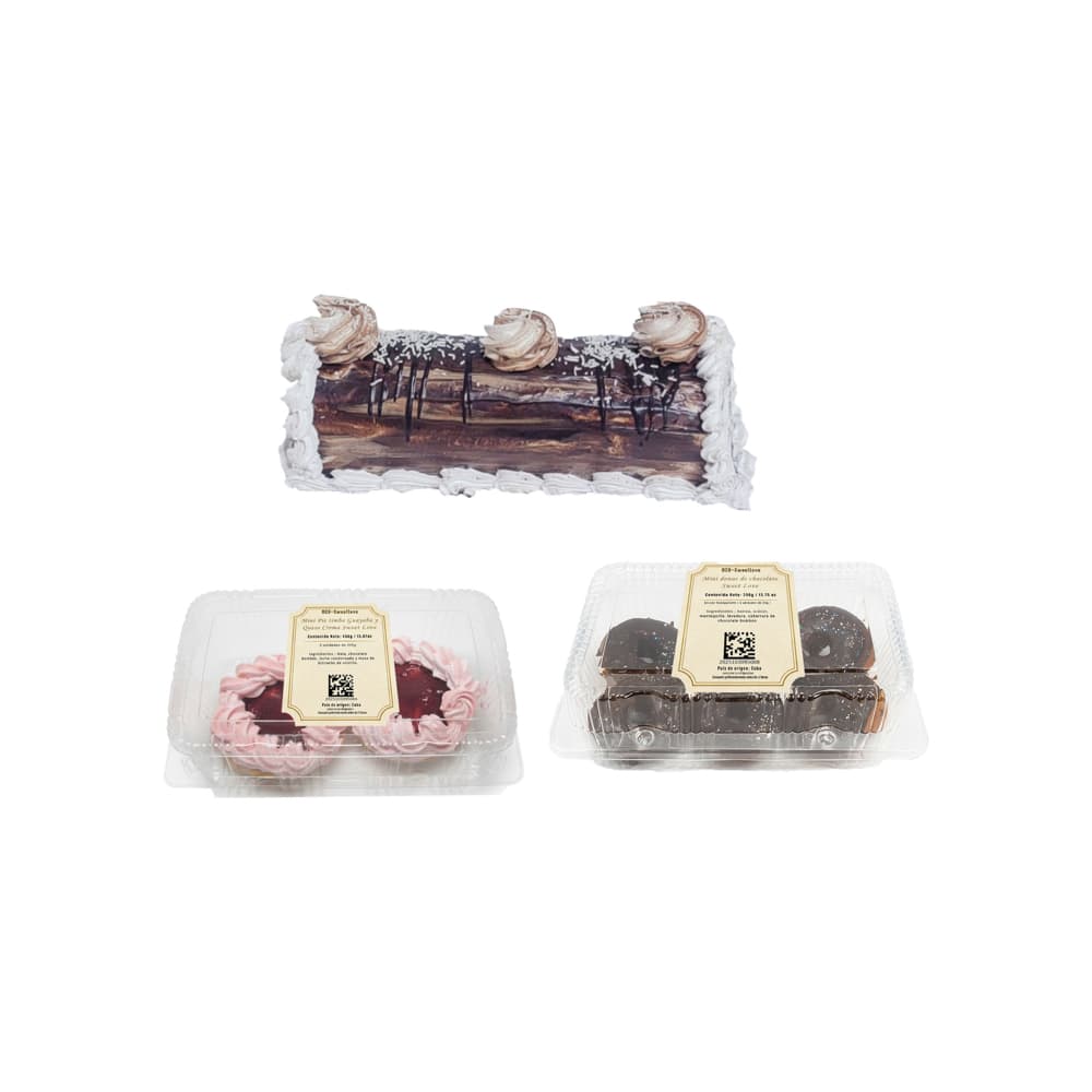 Sweet Love No.6: Brazo Gitano + Mini Pie timba + Mini donas de chocolate - Imagen 1