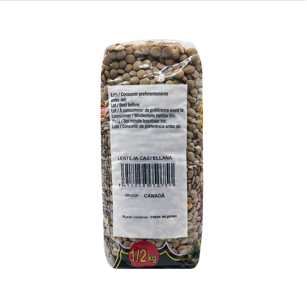 Lenteja castellana (3 x 500 g / 1.10 lb) - Miniatura 2