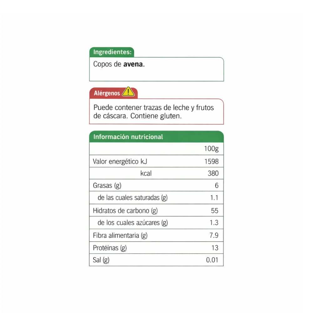 Cereal copos de avena suaves Haricaman (500 g / 1.10 lb) - Miniatura 9