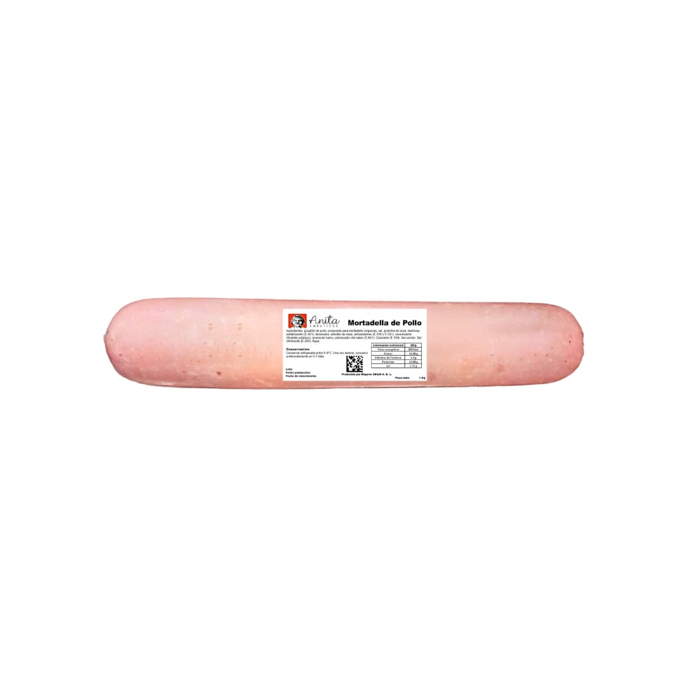 Mortadella de pollo Anita (1 kg / 2.2 lb) - Miniatura 2