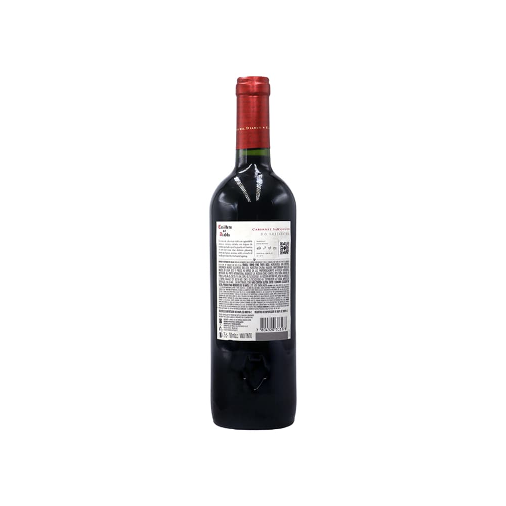 Vino tinto Cabernet Sauvignon Casillero del Diablo (750 ml) - Miniatura 2