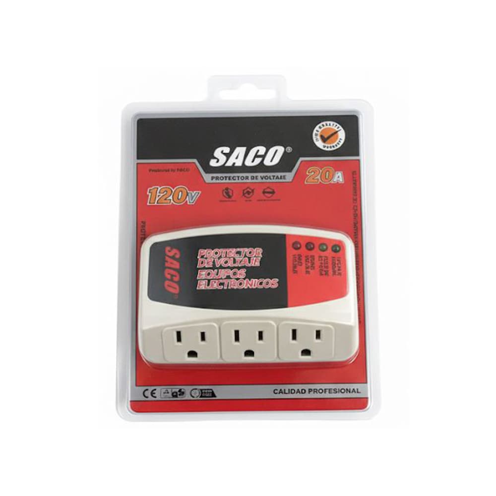 Protector de Voltaje SACO 04-FR-34016 (1 U) - Imagen 1