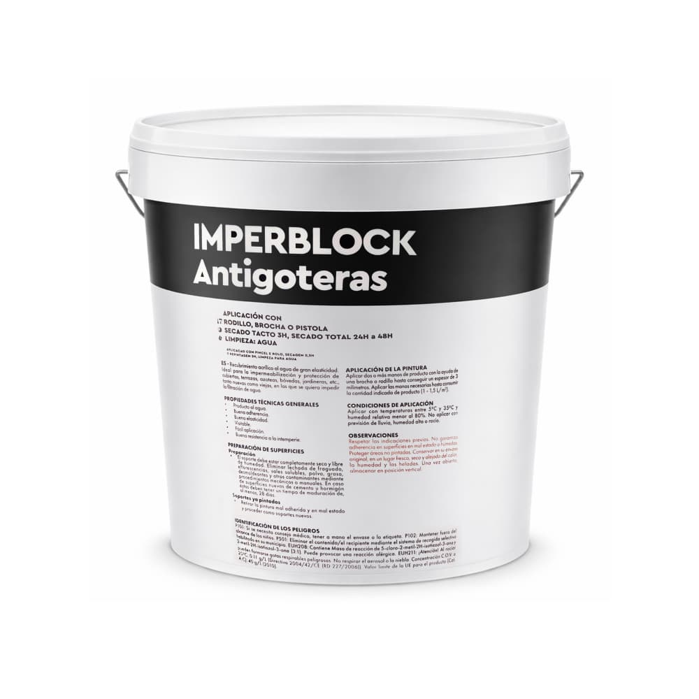 Impermeabilizante Rojo Antigoteras CPP (15 L) - Miniatura 2