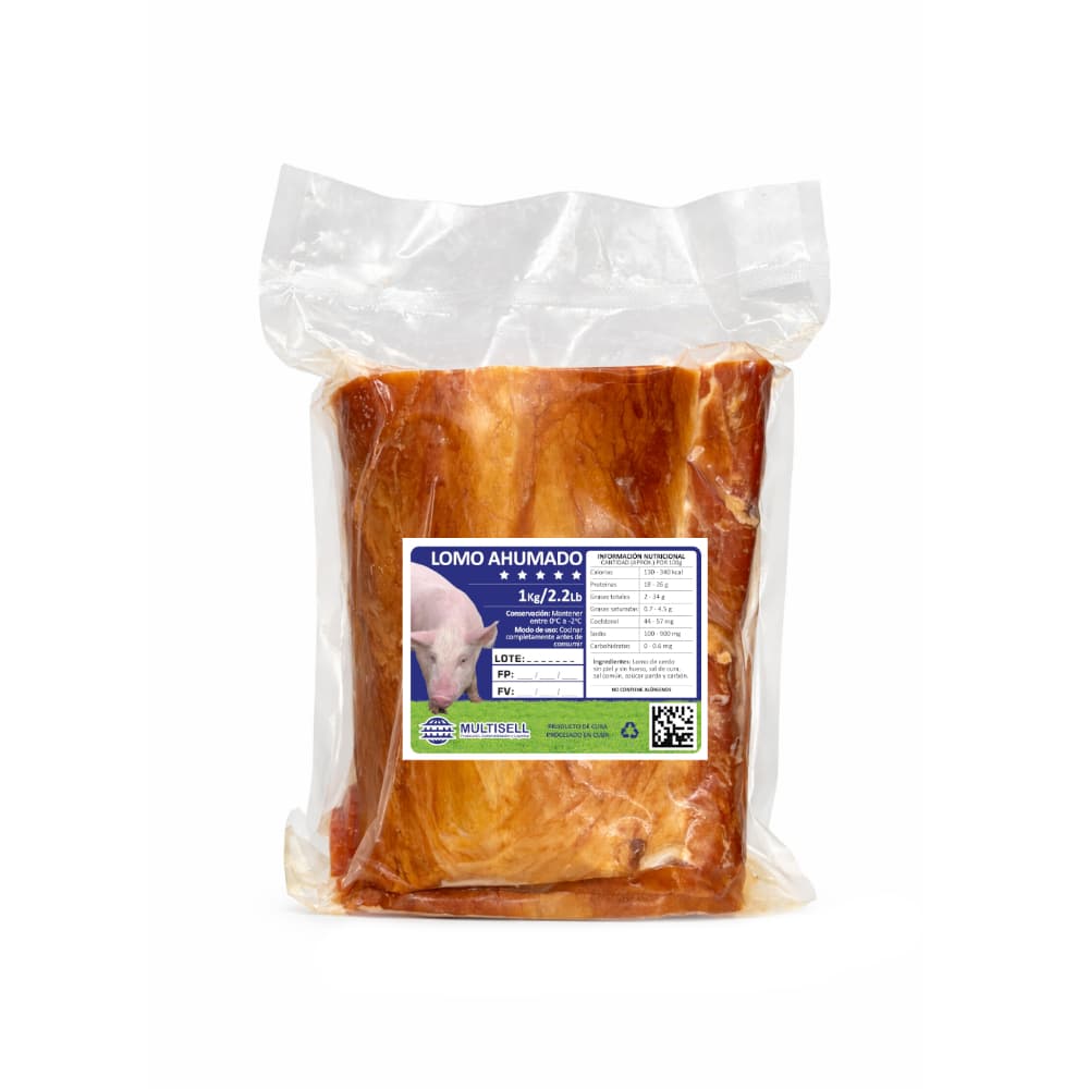 Lomo de cerdo ahumado Multisell (1 kg / 2.2 lb) - Miniatura 1