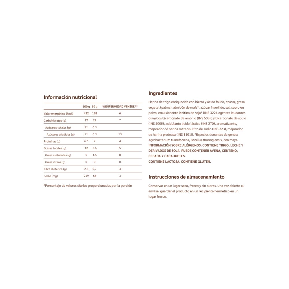 Crema de cacao con avellanas Vima Foods (210 g / 7.41 oz) + Galleta triple capa sabor chocolate con coco Distracao Marilan (280 g / 9.88 az) - Miniatura 3