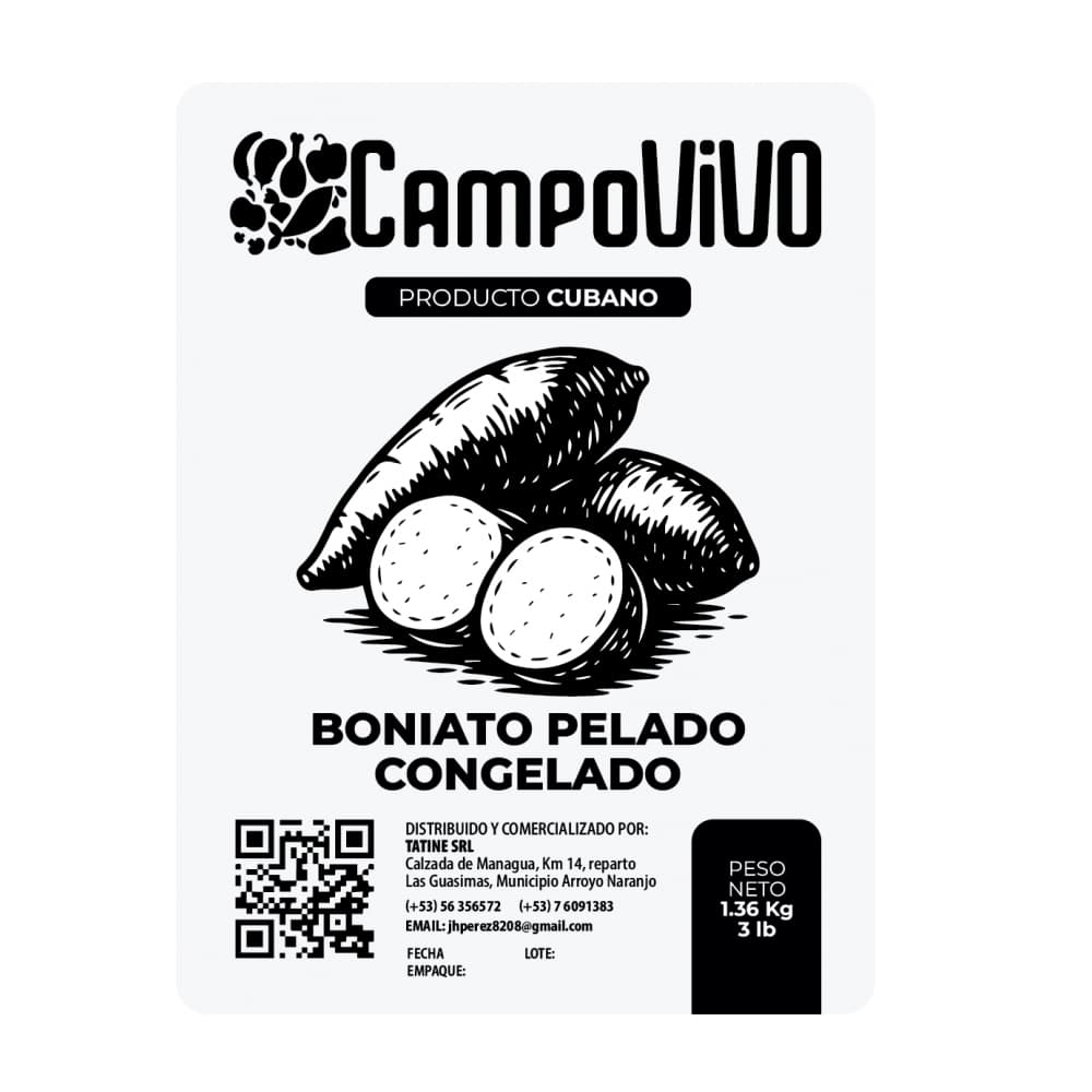 Boniato pelado congelado Campo Vivo (1.36 Kg / 3 lb) - Miniatura 3