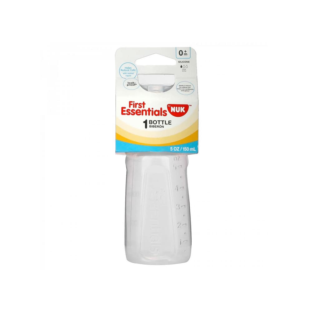 Biberón de silicona transparente de flujo lento First Essentials (150 ml / 5 oz) - Miniatura 4