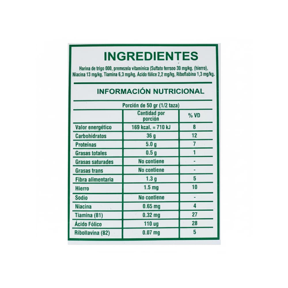 Saco de harina de trigo fortificada especial Artesana (25 kg / 55.11 lb) - Miniatura 3