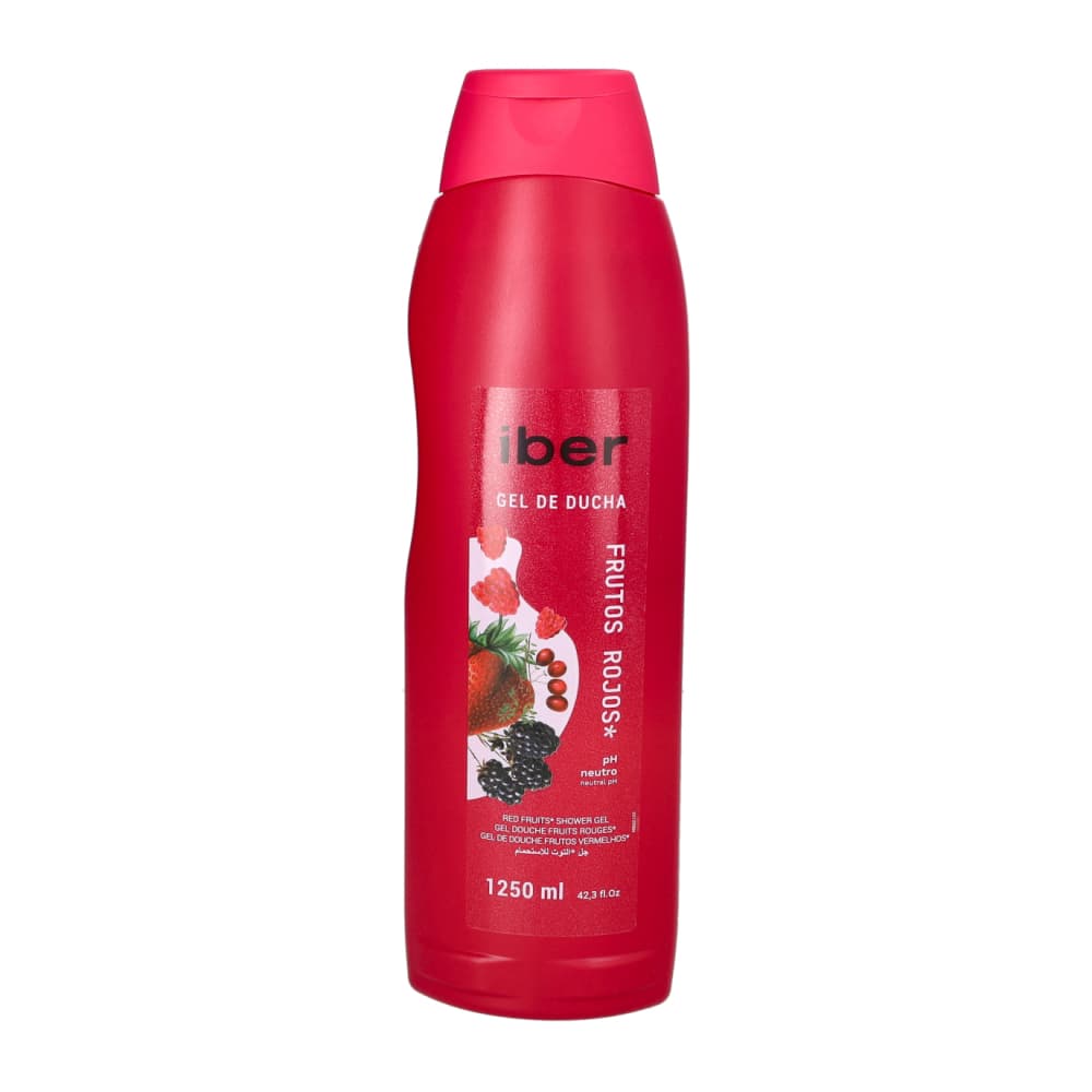 Gel de ducha frutos rojos Iber (1250 ml) - Imagen 1