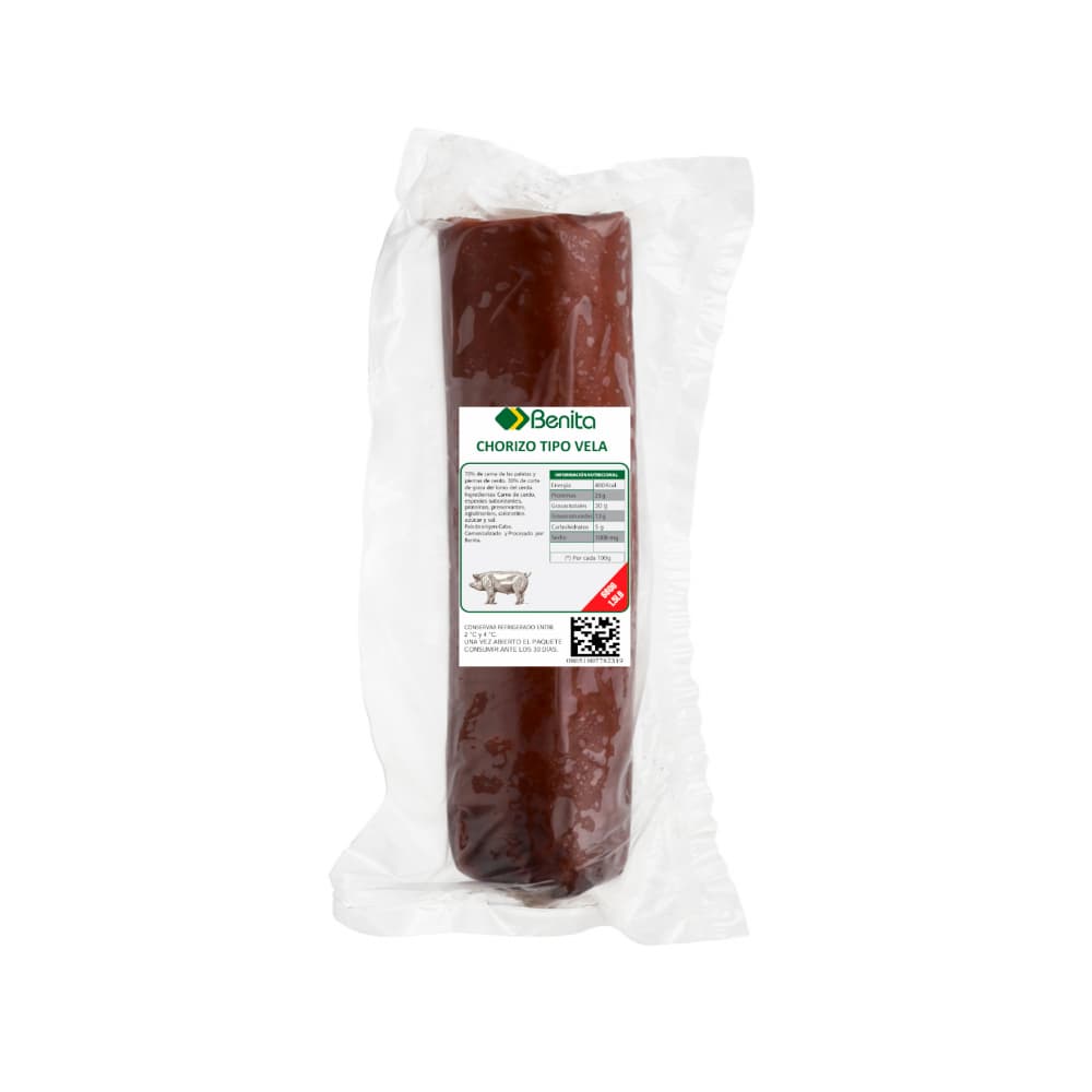 Chorizo tipo vela Benita (680 g / 1.5 lb) - Miniatura 2