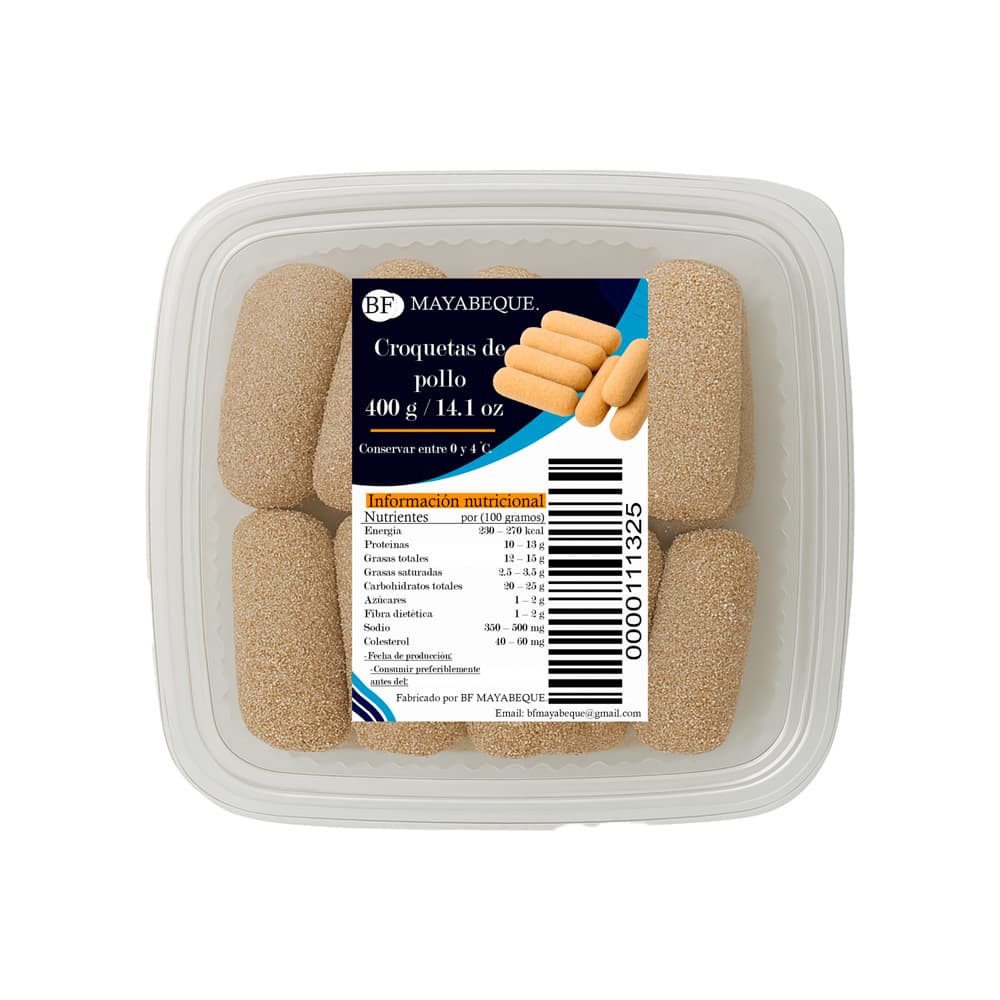 Croquetas de pollo BF Mayabeque (400 g / 14.1 oz) - Miniatura 4