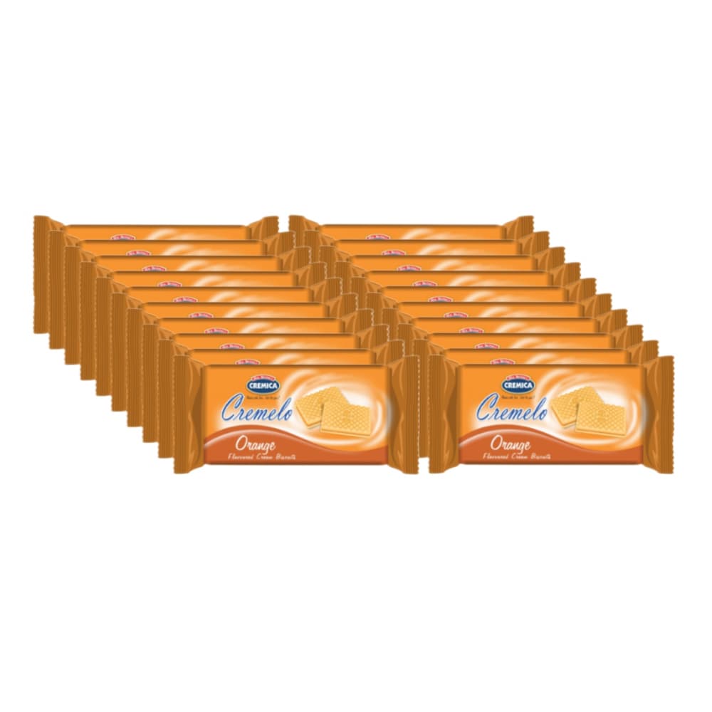 Galletas dulces con crema sabor naranja Cremelo Mrs. Bector's Cremica (440 g / 15.5 oz) - Imagen 1