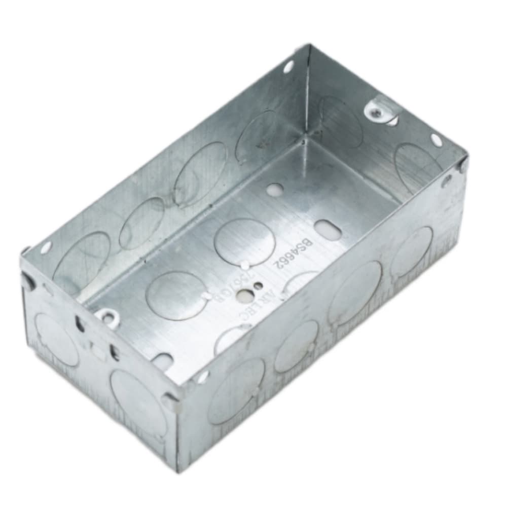 Caja de conexiones de hierro galvanizado 76.2 mm x 152.4 mm Arlec - Miniatura 2