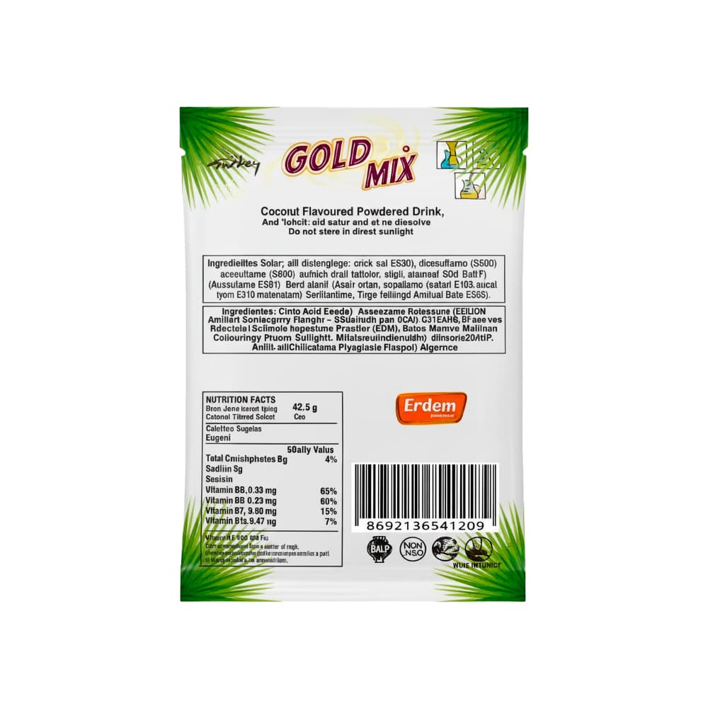 Refresco instantáneo sabor coco Gold Mix Erdem (10 g) - Miniatura 2