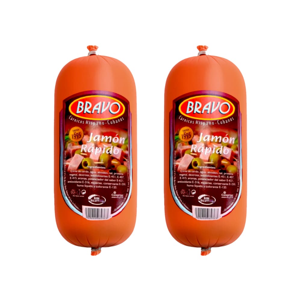 Jamón rápido Bravo (2 x 2 kg / 4.4 lb) - Imagen 1