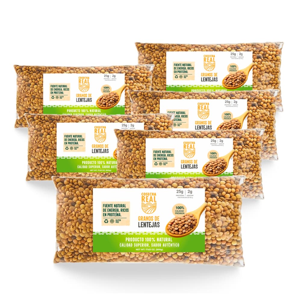 Lentejas Cosecha Real (6 x 500 g / 1.1 lb) - Imagen 1