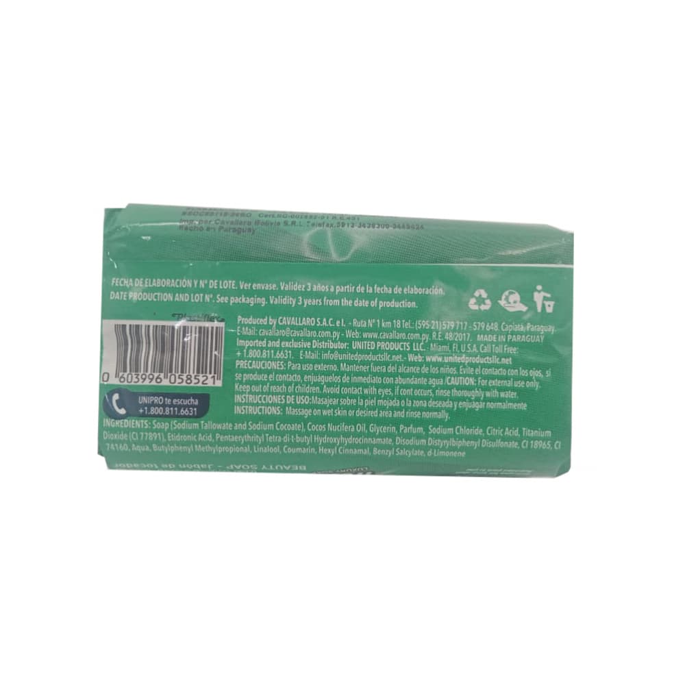 Jabón de tocador primavera fresca Safecare (125 g / 4.4 oz) - Miniatura 4