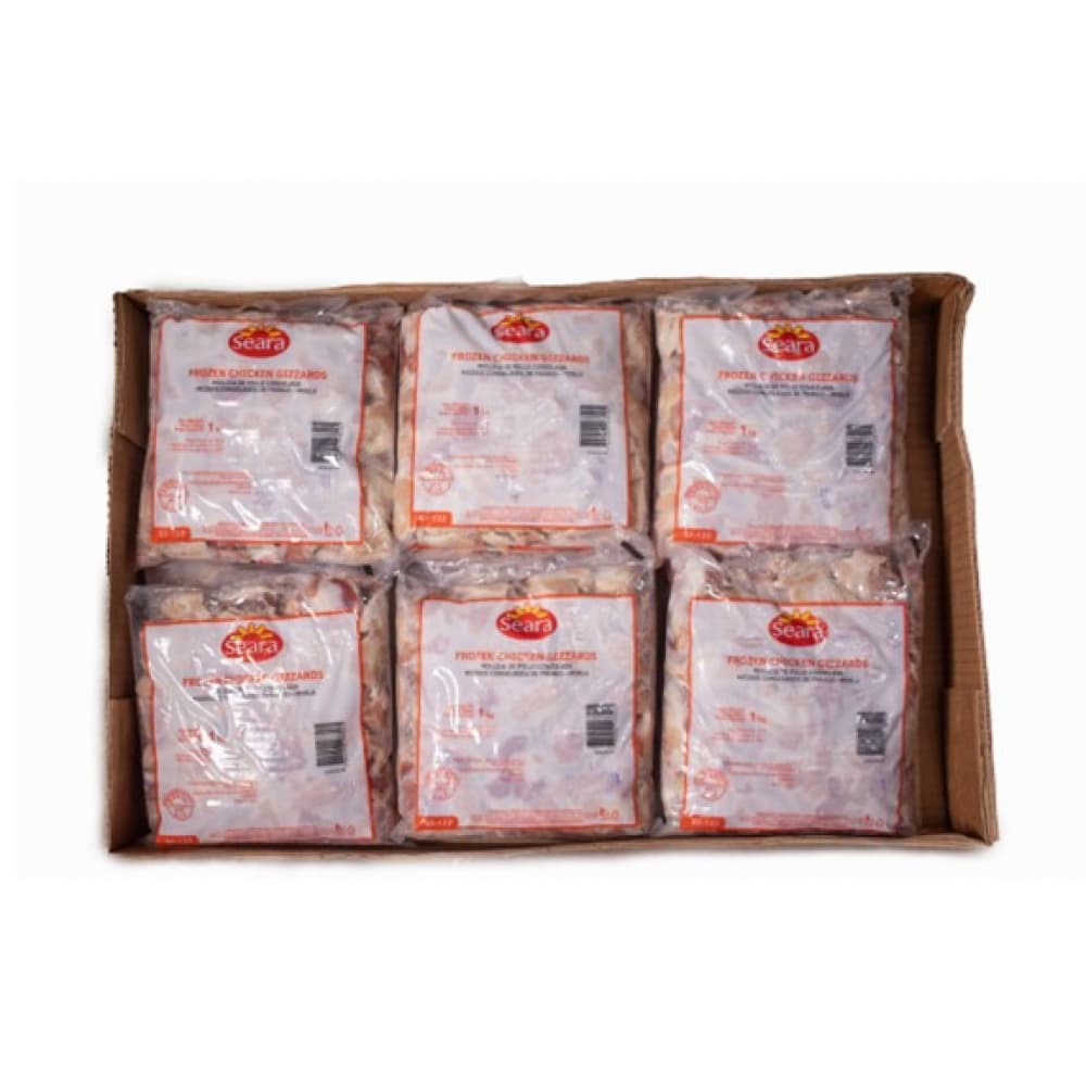 Caja de mollejas de pollo congelada Seara (12 kg / 26.45 lb) - Miniatura 3