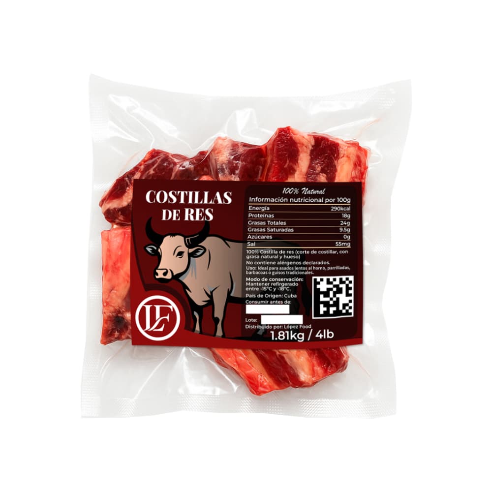 Costilla de res LF (1.81 kg / 4 lb) - Miniatura 2