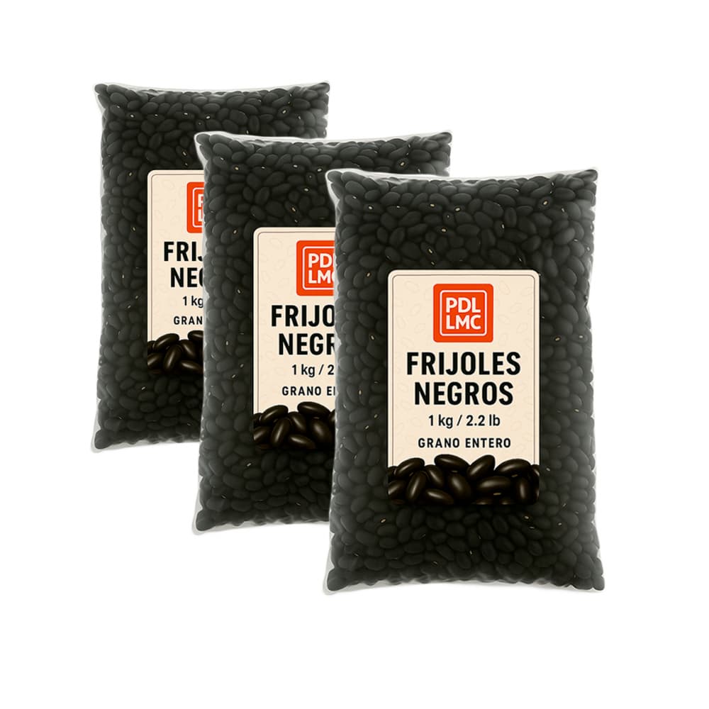 Frijoles negros (3 x 1 kg / 2.2 lb) - Imagen 1