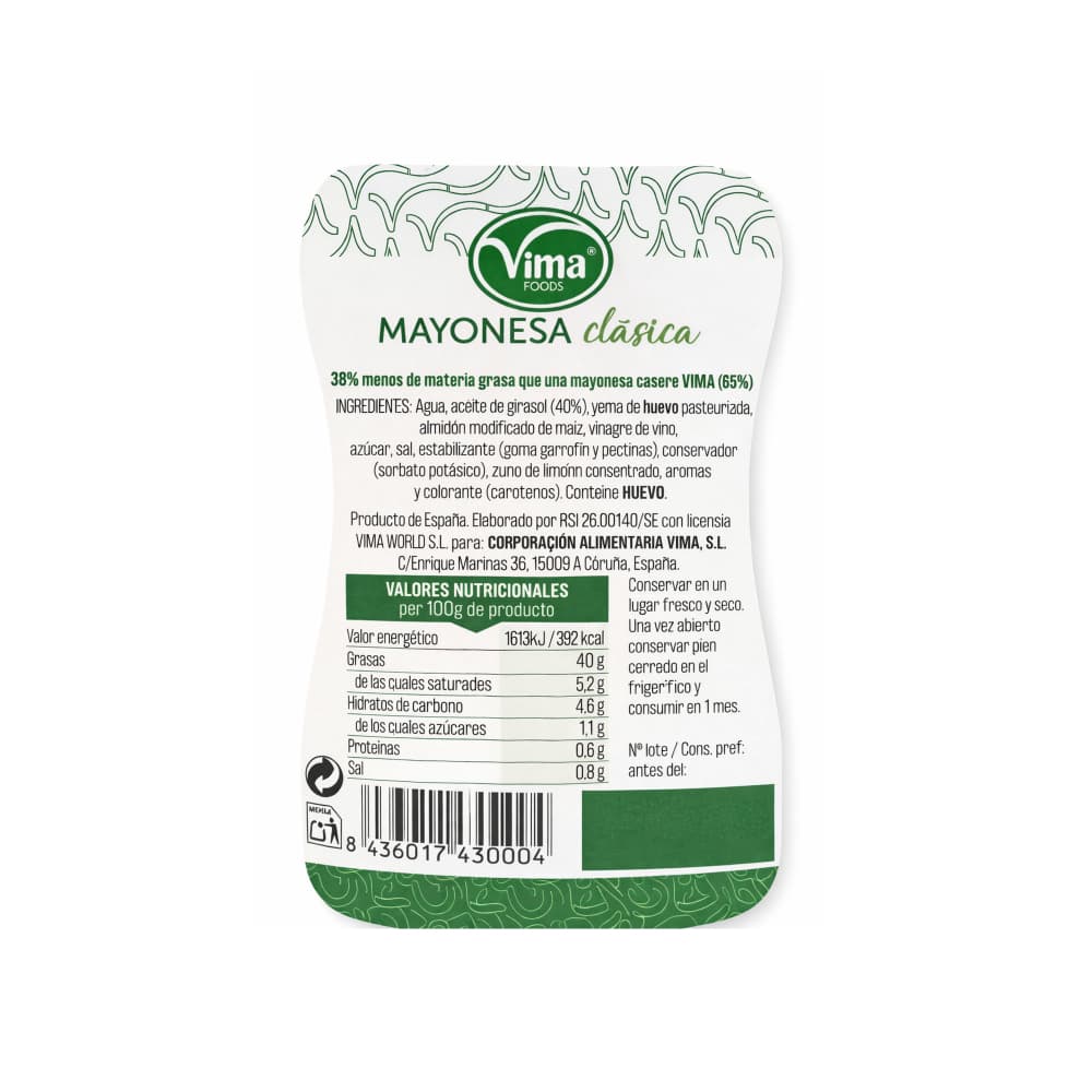 Mayonesa Vima Foods (300 ml) - Miniatura 5
