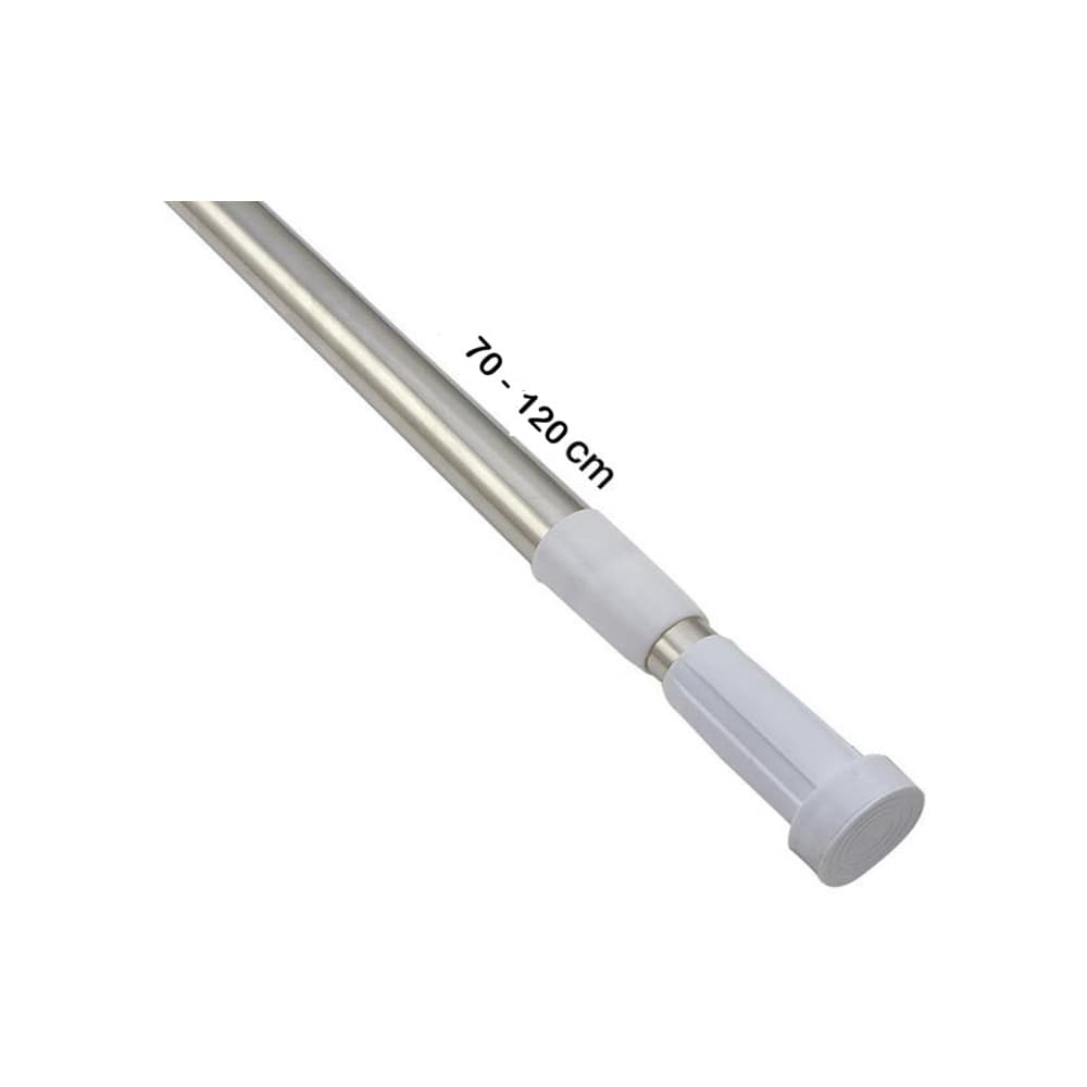 Cortinero metálico extensible para baño MR (70-120 cm) - Miniatura 4