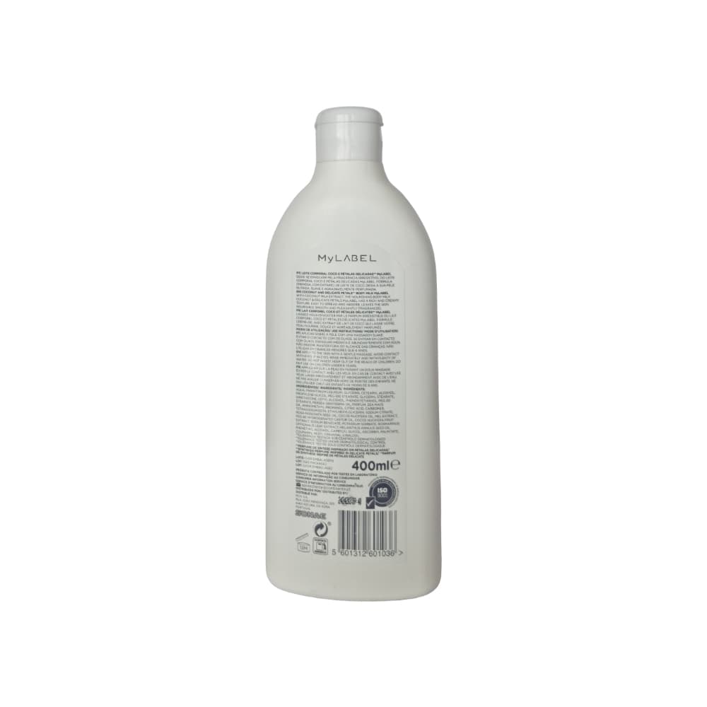 Loción corporal coco y pétalos delicados Mylabel (400 ml / 13.53 oz) - Miniatura 2