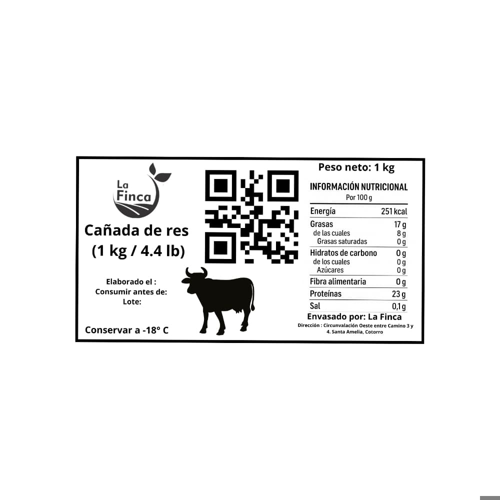 Cañada de Res (1 kg / 2.2 lb) - Miniatura 2