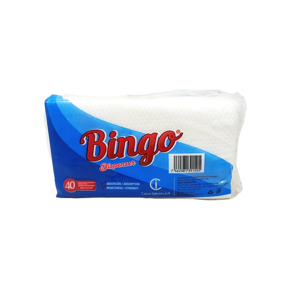 Servilletas de una capa Bingo (40 U) - Miniatura 2