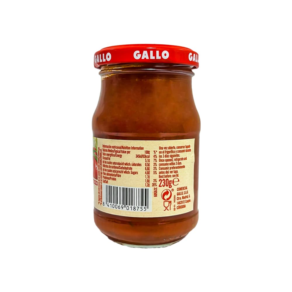 Salsa siciliana Gallo (230 g / 8.11 oz) - Miniatura 3