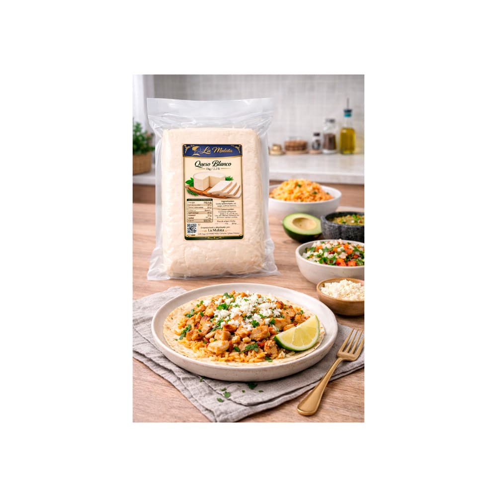 Queso blanco La Mulata (1 kg / 2.2 lb) - Miniatura 3