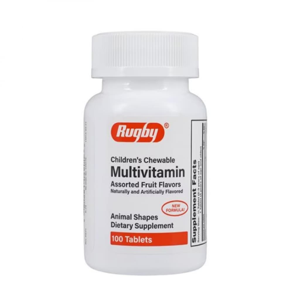 Multivitaminas masticables para niños Rugby (100 tabletas) - Miniatura 2