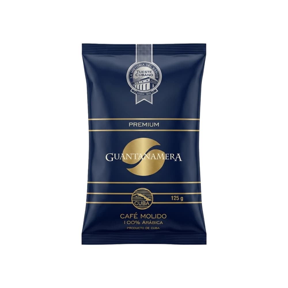 Café tostado y molido Guantanamera Premium (125 g / 4,4 oz) - Miniatura 1