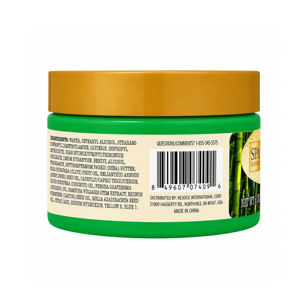 Mascarilla para el cabello de fibras de bambú, aceite de ricino y aceite de neem Spa Luxury (170 g / 6 oz) - Miniatura 4