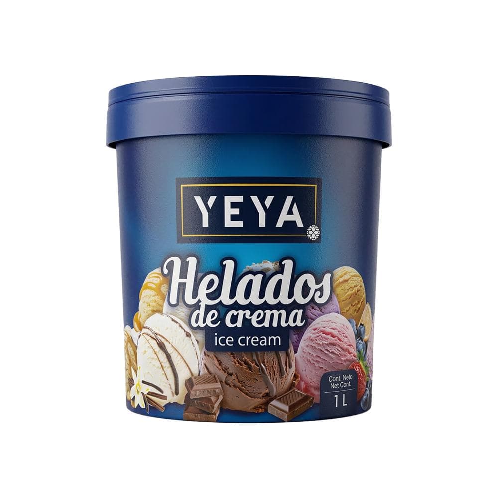 Helado de crema sabor a fresa (1 L) - Miniatura 1