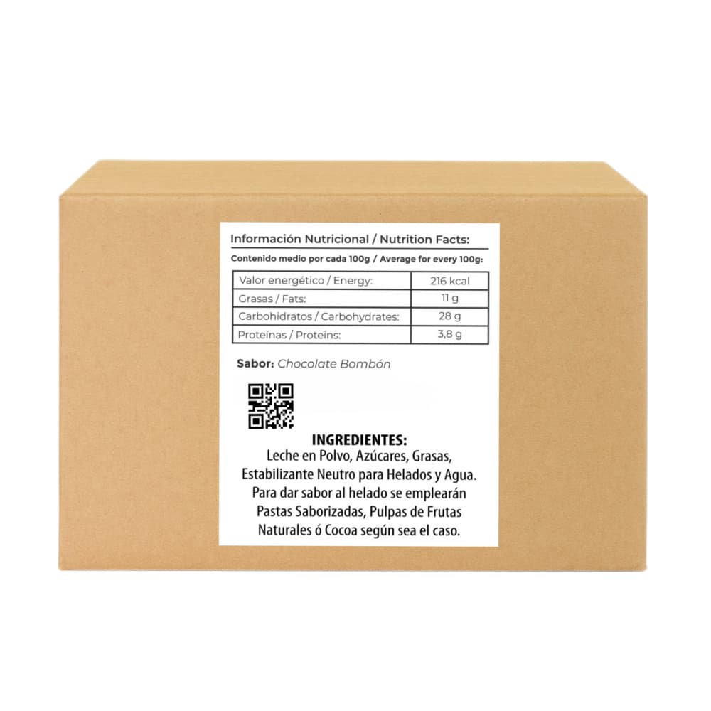 Helado sabor chocolate bombón Alask (4 L) - Miniatura 2