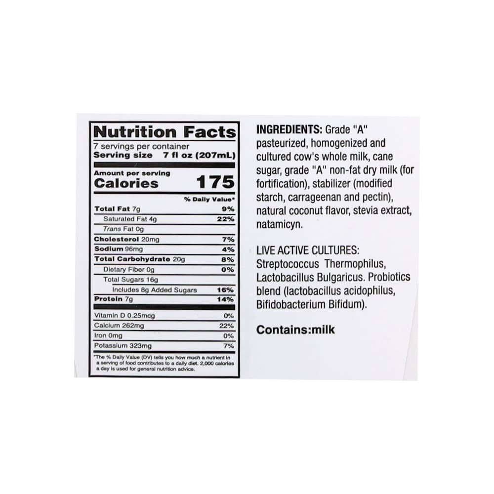 Yogurt de coco con probióticos Yokey (1.54 L) - Miniatura 3