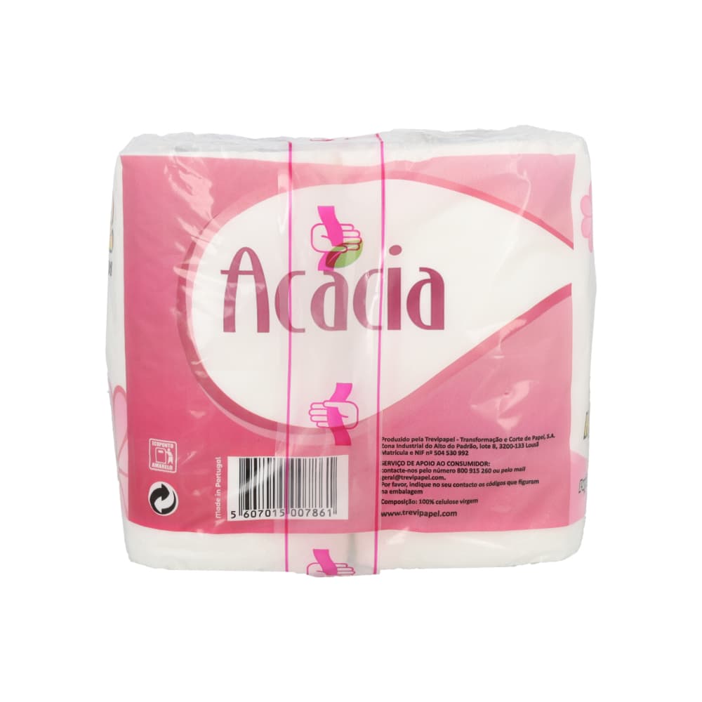 Papel sanitario doméstico doble hoja Acácia (12 U) - Miniatura 3