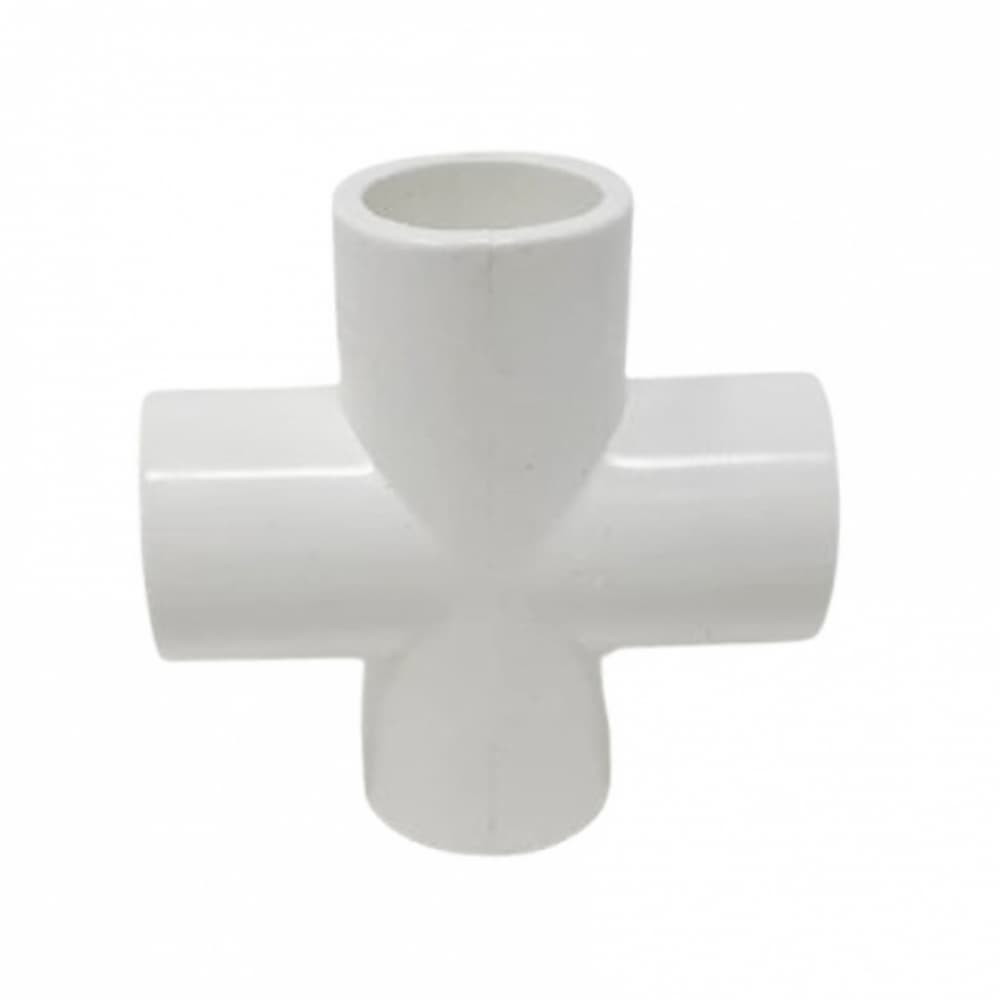 Conector cruzado PVC-U de 1/2” para tubería Malu - Imagen 1