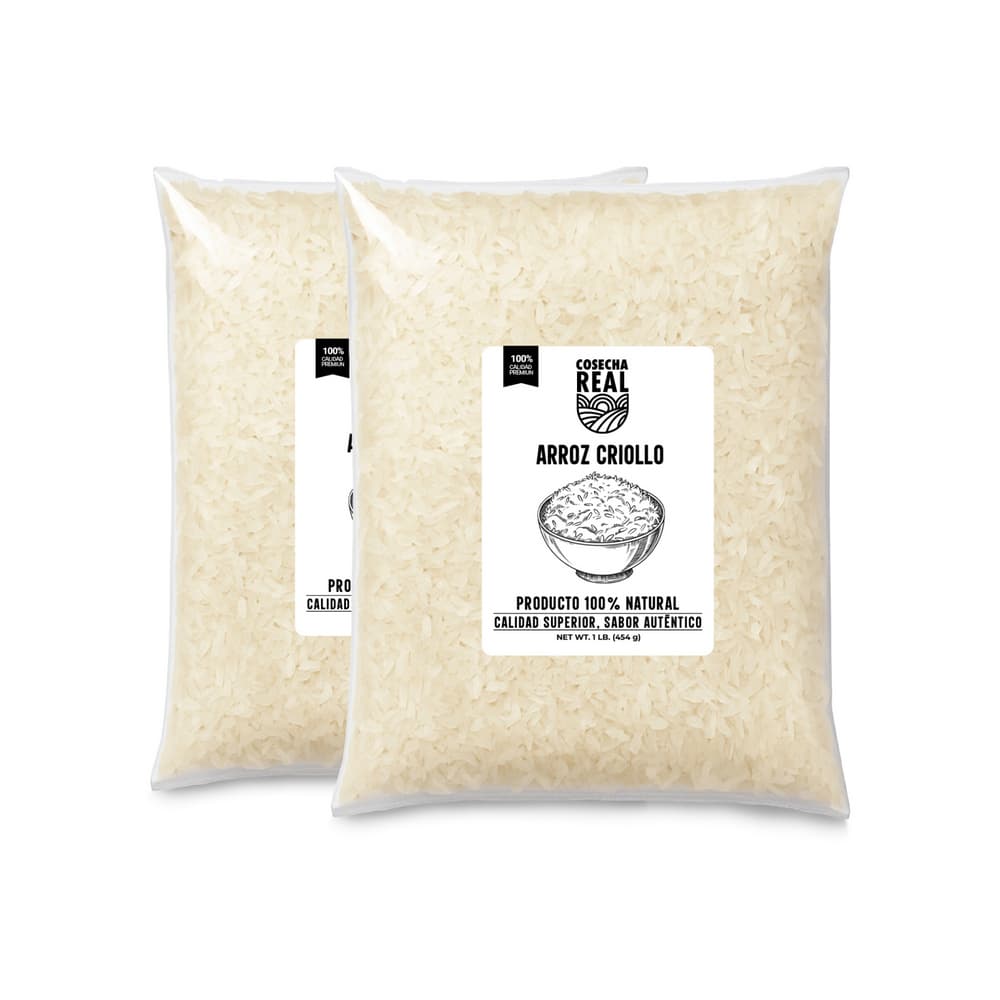 Arroz criollo Cosecha Real (2 x 454 g / 1 lb) - Imagen 1