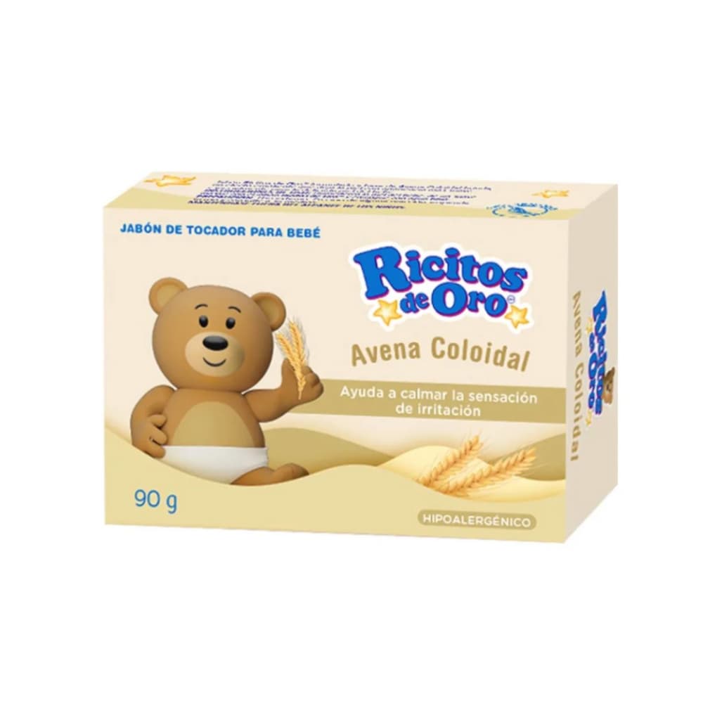 Jabón de tocador para bebé de avena coloidal Ricitos de Oro (90 g / 3.17 oz) - Miniatura 2