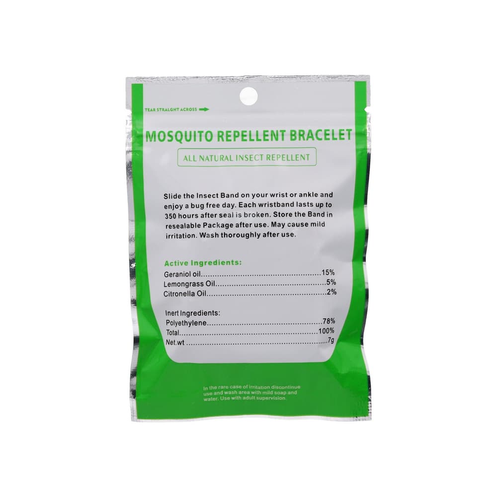 Pulsera repelente de mosquitos, color Negro Jamswall - Miniatura 2