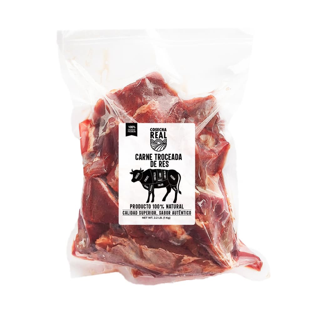 Carne troceada de res Cosecha Real (1 kg / 2.2 lb) - Miniatura 2