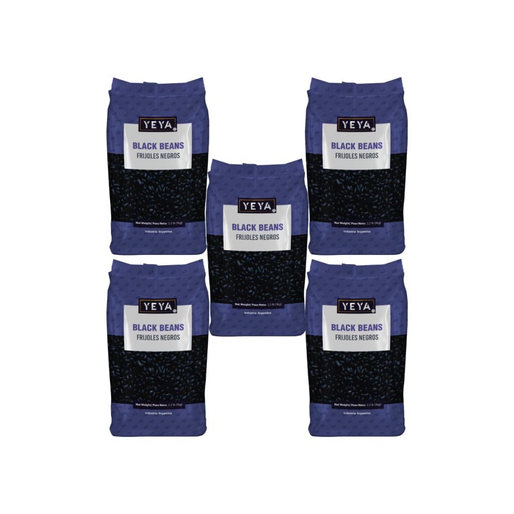 Frijoles negros YEYA (5 x 1 kg / 2.2 lb) - Imagen 1