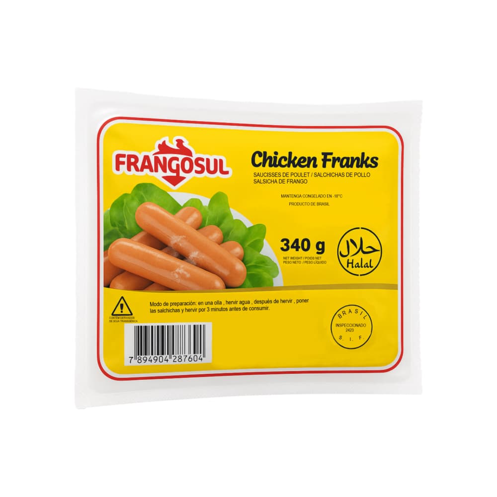 Salchicha de pollo Frangosul (340 g / 12 oz) - Imagen 1