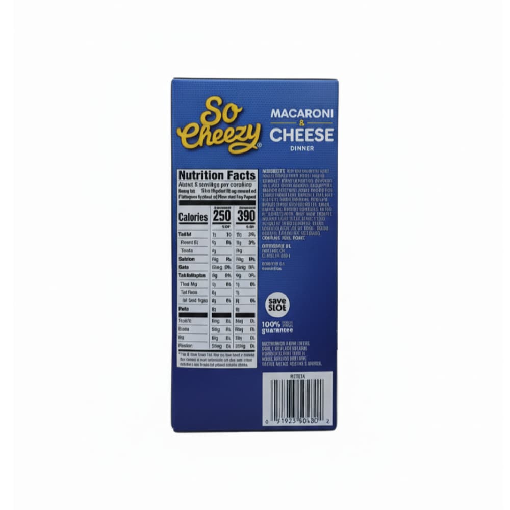 Macarrones con queso So Cheezy (206 g / 7.25 oz) - Miniatura 8