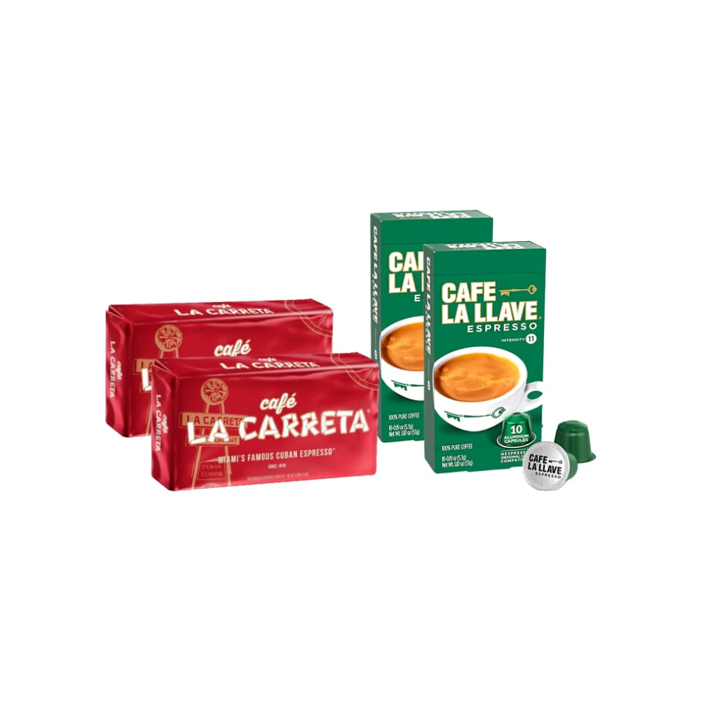 Combo de Café espresso La Carreta (x2) + Café en cápsula La Llave (x2) - Imagen 1