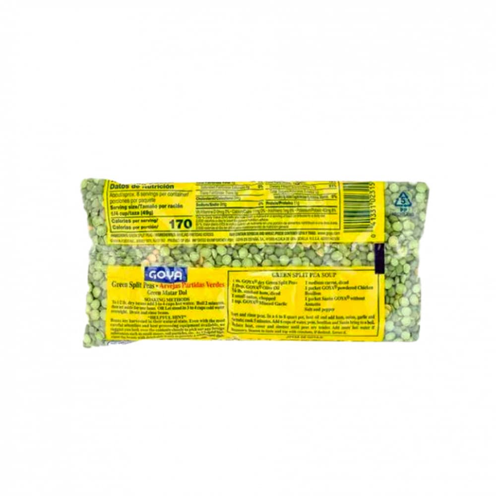 Arvejas partidas verdes - chícharos - Goya (397 g / 14 oz) - Miniatura 2